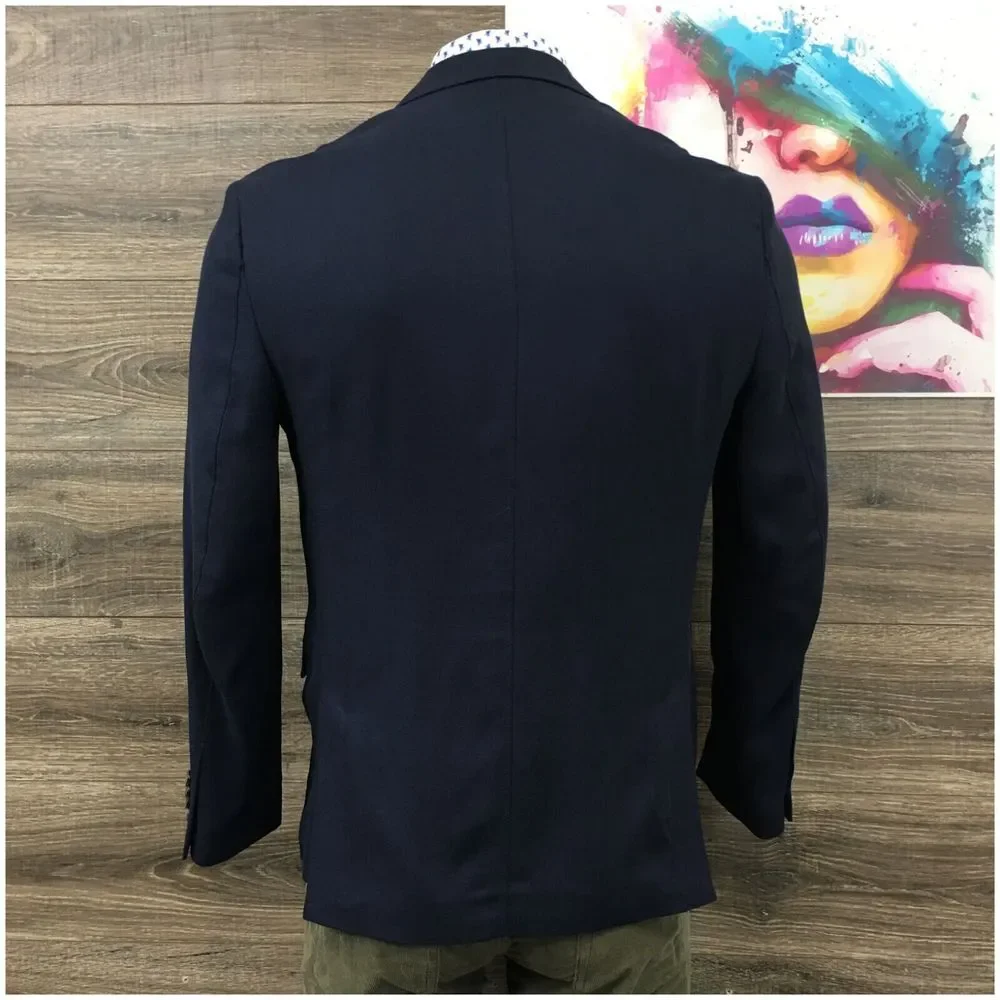 JOSEPH ABBOUD Mens Blazer Sport Coat Casual Jacket Size M‎ ( 40R ) Blue Suit